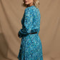 Vivian Floral Dress - Blue