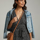 Lucy Floral Print Dress - Black