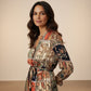Lucia Printed Dress - Orange