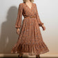 Nicole Floral Dress - Orange