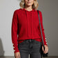 Sonya hooded jumper - Red