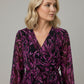 Judy Pleated Midi Dress - Purple