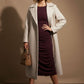 Rachel Belted Maxi Coat - Light Beige
