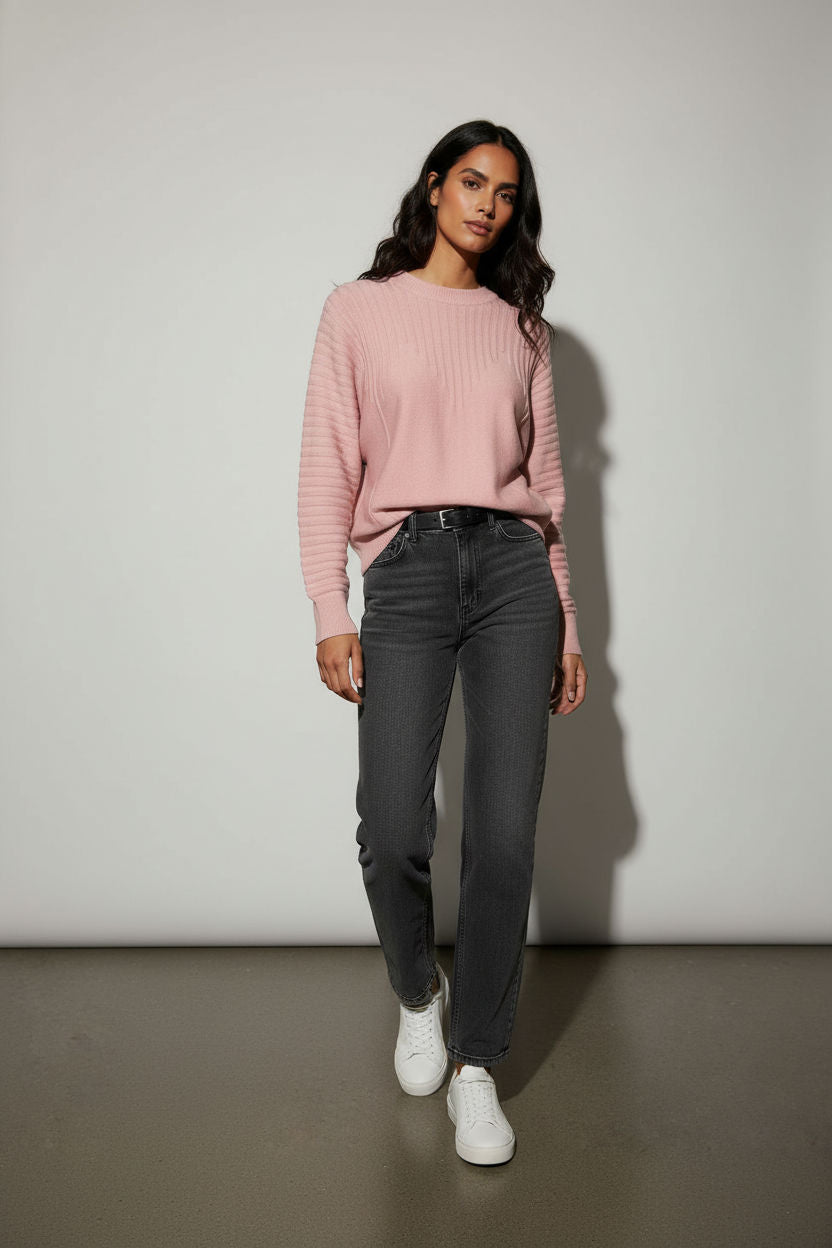 Luna Pink Knit  Jumper