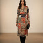 Lucia Printed Dress - Orange
