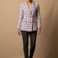 Martha Purple Check Blazer