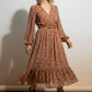 Nicole Floral Dress - Orange