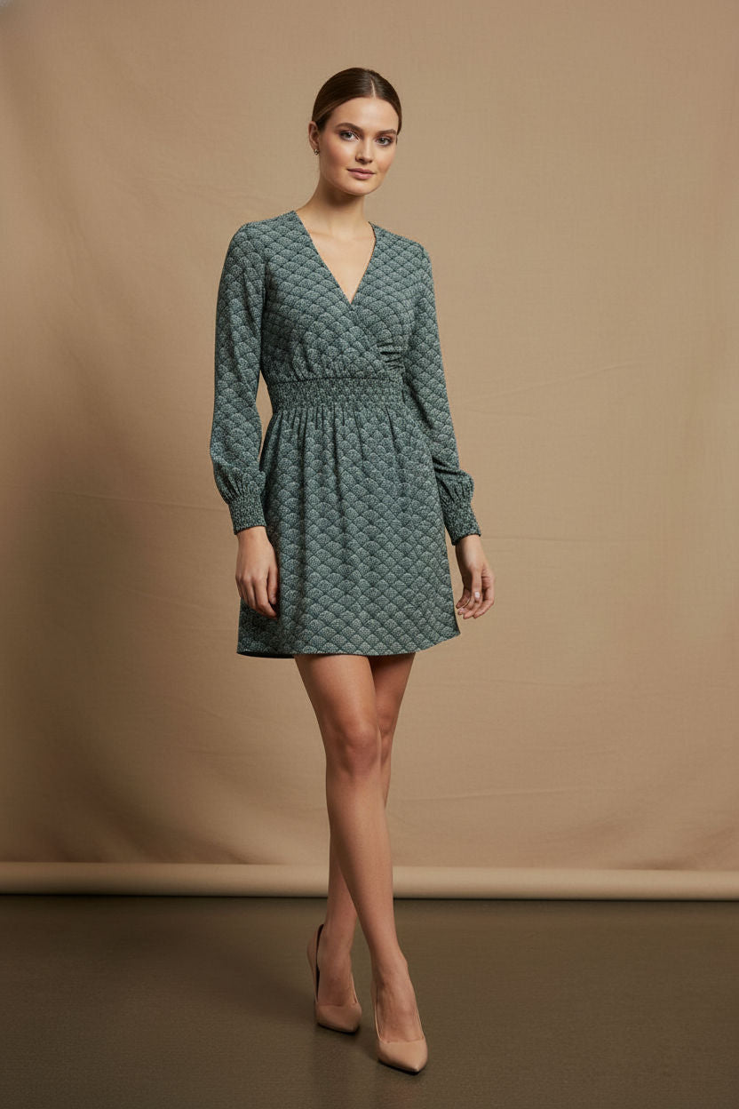 Bruna Short Printed Dress
