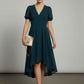 Vanessa Lined Dress with Buttons