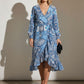 Georgia Blue Paisley Print Dress