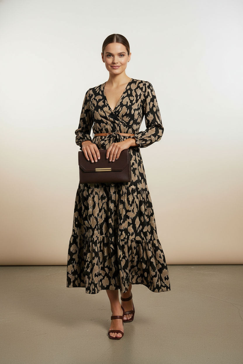 Diva Printed Maxi Dress