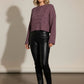 Carla Dusty Purple Soft Hand Chunky Knitted Wool Jumper