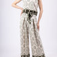 Joyce Printed Summer Set - Olive Green