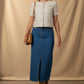 Denise Denim Skirt With front Slit