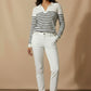Martina Trousers with Front Pockets - White