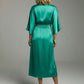Dorah Satin Maxi Dress - Emerald