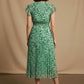 Maria Print Dress - Green