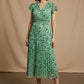 Maria Print Dress - Green