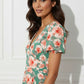 Vivienne Floral Dress - Green and Orange