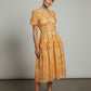 Michaella Printed Dress - Yellow