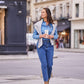 Masie Mom Fit Jeans - Blue