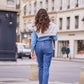 Masie Mom Fit Jeans - Blue