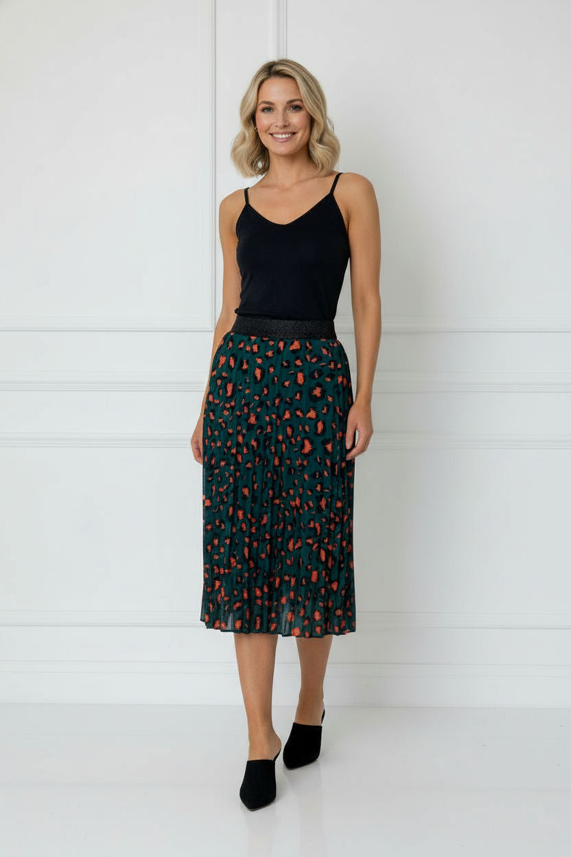 Molly Animal Printed Skirt