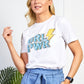 Blue Girl Power T-Shirt