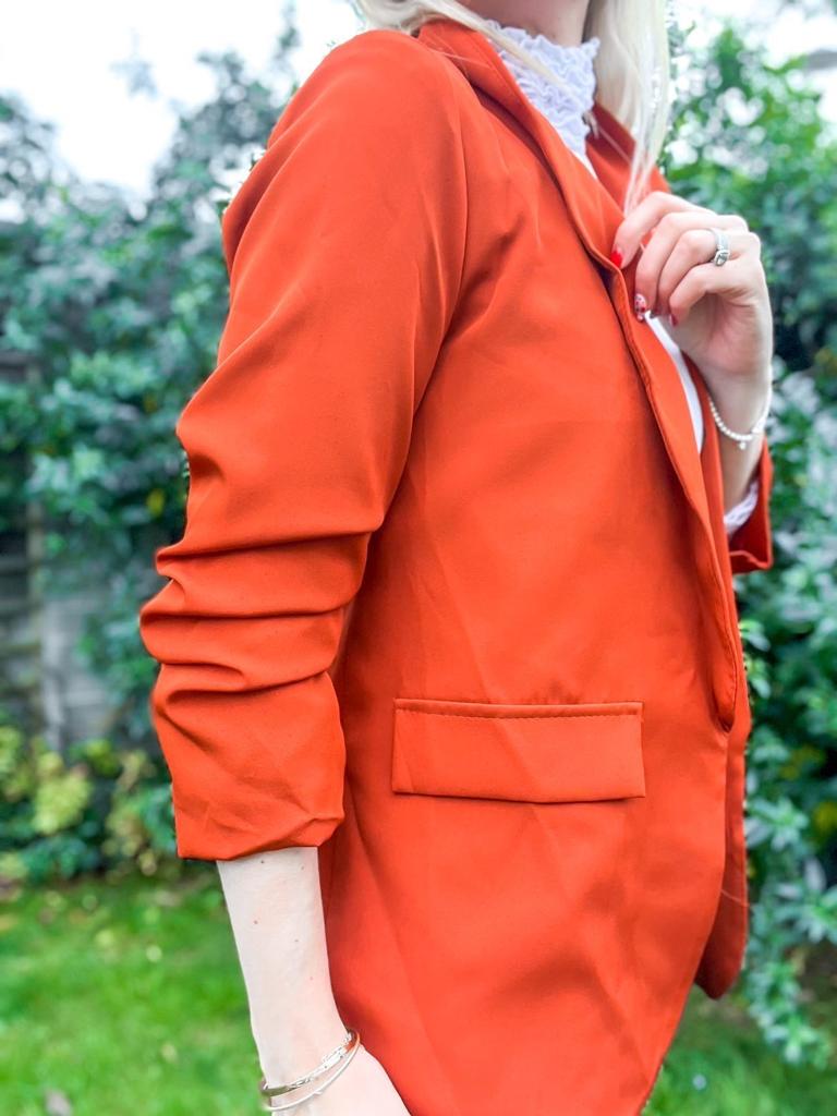 Veste blazer online orange